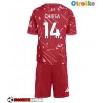 Otroške Nogometnih dresov Liverpool Federico Chiesa #14 Domači 2026-27 Kratki rokavi (+ hlače)